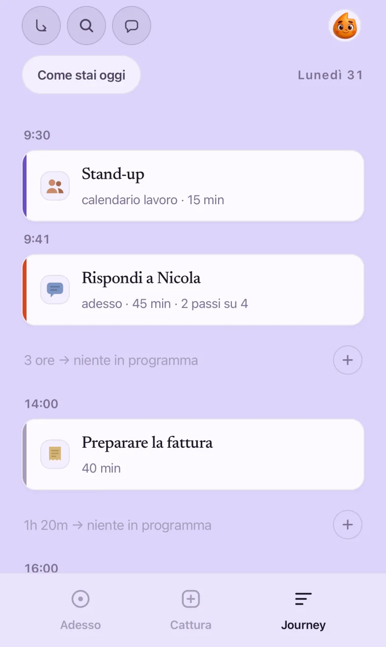 La giornata di Akai, ora per ora